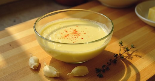 Sauce à l'ail ou crème d'ail