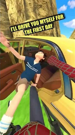 Spider-Man VR DRIVES HIS SON UP A WALL #vr #virtualreality #spiderman #benbu