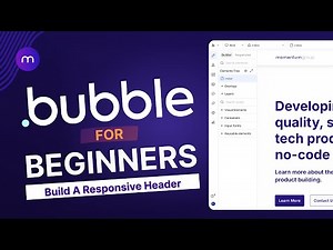 Bubble.io Landing Page Tutorial 2026: How to Build a Responsive Header (Step-by-Step)