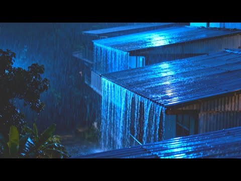 Perfect Rain Sounds For Sleeping And Relaxing - Rain And Thunder Sounds For Deep Sleep - Study, ASMR