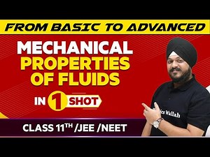 Mechanical Properties Of Fluids In One Shot - JEE/NEET/Class 11th Boards | Victory Batch