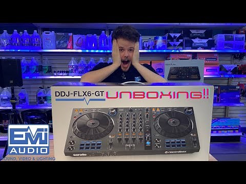 Pioneer DDJ-FLX6-GT Unboxing and First Look at EMI Audio!!