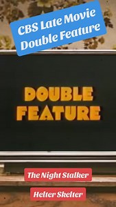 CBS Late Night Double Feature with Kolchak:The Night Stalker and Helter Skelter. #70stv #70stvshows #70s #1970s | Retroblastfromthepast