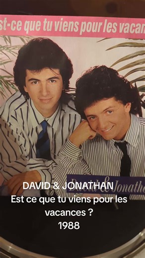 #davidetjonathan #estcequetuvienspourlesvacances #1980s #1988 #vinylcommunity