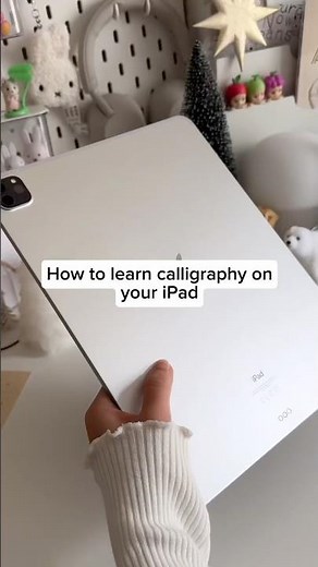 How to learn calligraphy on your iPad