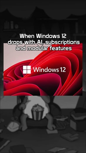 When Windows 12 Comes Out 👀#windows #pcgaming #tech#linux