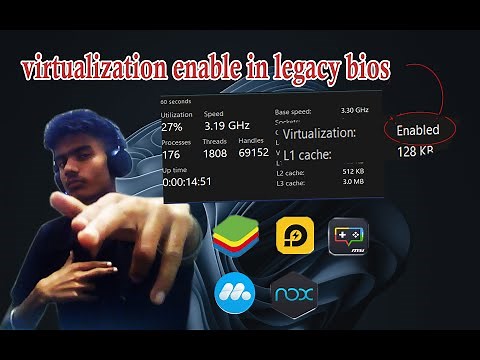 How to enable virtualization technology in legacy bios