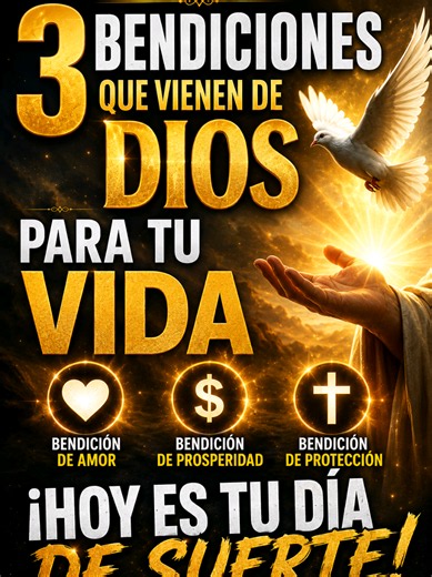 3 bendiciones que llegarán a tu vida hoy