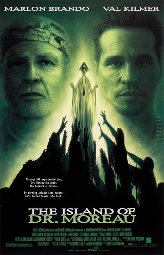 L'île du docteur Moreau (1996) ⭐ 4.6 | Horreur, Science-fiction, Film à sensations