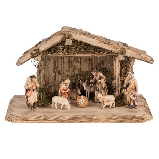11-piece Wooden Nativity Scene Figurine Set With Hut - Etsy Australia
