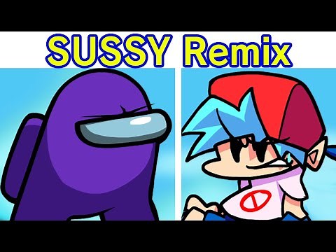 Friday Night Funkin' SUS VS Purple Crewmate & Red Imposter Week + Cutscenes (FNF Mod/Among Us)
