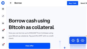 Borrow off Your Coinbase Cryptocurrency Account Instantly