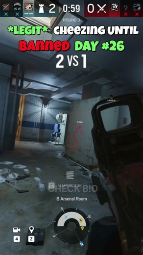 day 26 | aim in b!0 #r6 #r6clips #r6siege