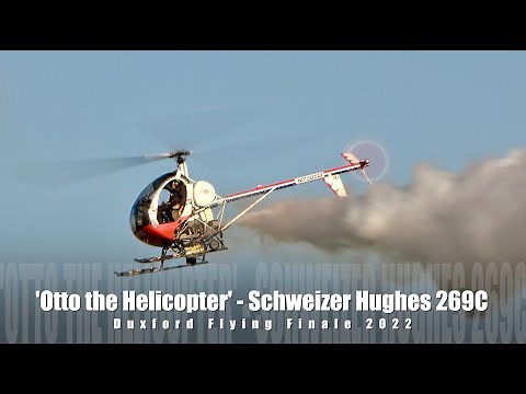 Otto the Helicopter - Schweizer Hughes 269/300C - Duxford Flying Finale 2022 4K