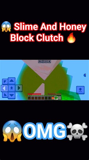 Master the Ultimate Minecraft Clutch: Slime & Honey Block Tutorial #peakyblinders #shorts #minecraft