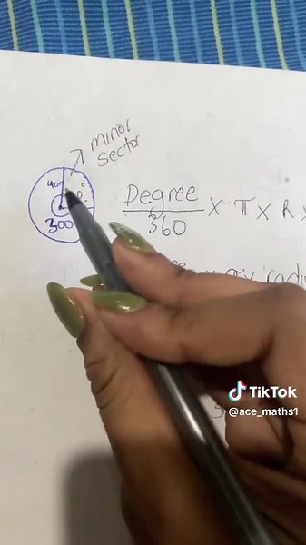 Area of sector #maths #acemaths #csecmaths #areaofsector
