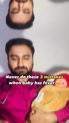 823K views · 7.5K reactions | Never do these 3 mistakes when your baby has fever! #newborn #baby #fever #temperature #thermometer #drrohitbhardwaj #sponging #clothing #newparents #commonmistakes #newmother #ParentingTips #BestPediatrician | DrRohit Bhardwaj | Facebook