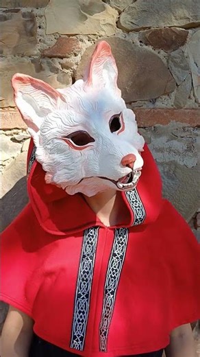 White Huli Jing Resin Mask – Ethereal Fox Demon