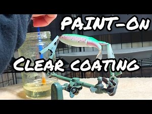 How to Paint-On Clear Coat for Fishing Lures (KBS Diamond)