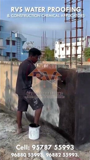 Bitumen coating waterproofing is a method of using a thick, viscous, and waterproof petroleum-based