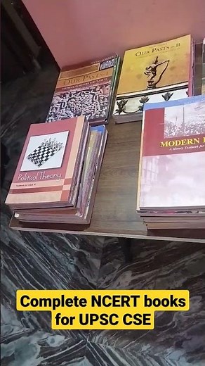 Complete NCERT books for UPSC CSE #ncert