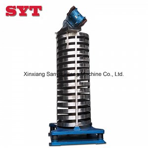 [Hot Item] Stainless Steel Vibratory Elevator Spiral Feeder Screw Conveyor Vertical Vibro Conveyor