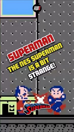 THE NES SUPERMAN IS A BIT STRANGE #aqoc #retrogaming #gaming #nintendo #superman
