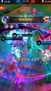 Pers maniac for this season with Golden Month Alpha Revenant of Roses Skin🥴 #MLBBGoldenMonth #MLBBKalea #viralreelsシ #mlbbhighlights #MLBB | Banned Again Official