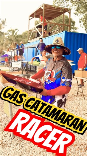 Fastest gas RC Racer launches and tears up the water