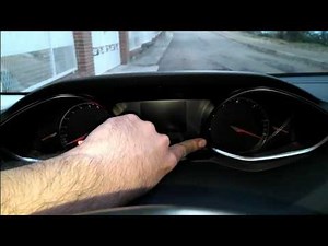 To reset the service light on the Peugeot 308.