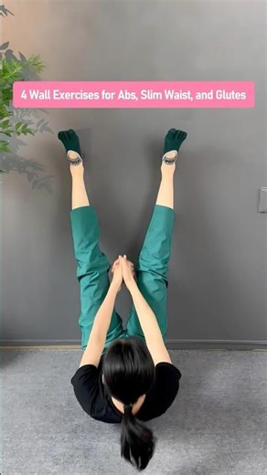 4 Wall Exercises to Build Abs, Define Your V Line, Slim Your Waist, and Sculpt Glutes