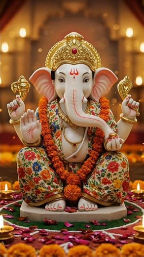 🙏 Jai Ganesh Deva 🐘 | Ganpati Bappa Morya | Powerful Bhakti Short #shorts