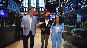 Amit Eyal Govrin, CEO of Kubiya, and Neeraj Mebdiratta, VP of Platform Architecture at A E Networks, joined Judy Shaw on #NYSEFloorTalk to discuss the launch of Kubiya's AI Teammates, and how this innovative approach will transform operations at A E Networks. | New York Stock Exchange