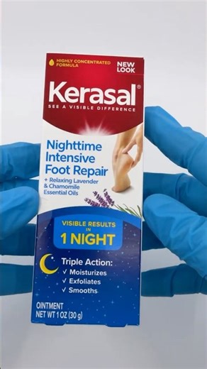 This Magic Works While You Sleep 🌙 - Kerasal Nighttime Intensive Foot Repair