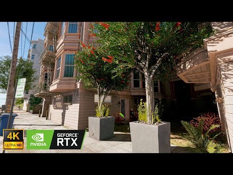 Ultra Realistic Walking Tour in Watch Dogs 2 | First Person | Ray Tracing | San Francisco