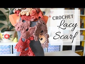 How to Crochet a Lacy Scarf