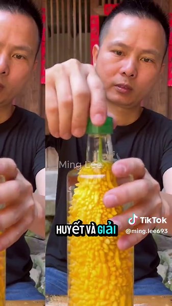 Sao người ta cho quả mướp đắng vào chai này được? #muopdang #khoqua