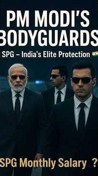 PM Modi’s Bodyguards salary 💰 💸🔥 | The Secret of SPG Security 🇮🇳