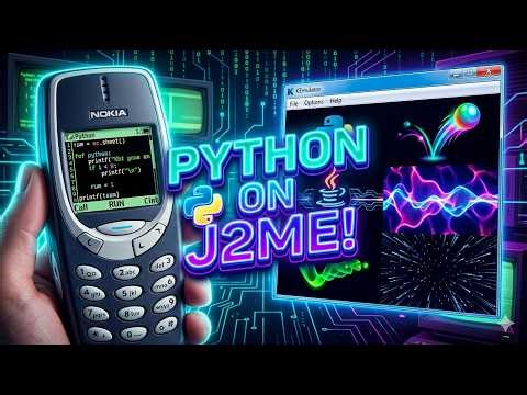 🐍 Python IDE for J2ME (v2.0.0) Running on J2ME 📱 – MIDP Mobile Coding Demo #Python #JavaME #J2ME