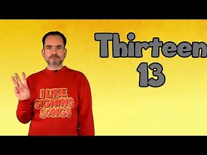 13 BSL | British Sign Language for 13 | Sign 13 BSL | Sign Language for 13 | How to Sign 13