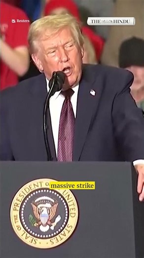 We are restoring peace through strength: Trump after Syria strikes