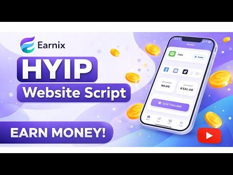 Create HYIP Earnix Investment Website with Investorm PHP Script