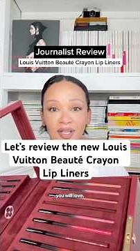 LOUIS VUITTON BEAUTÉ LAUNCHES LV CRAYON LIP LINERS #beauty