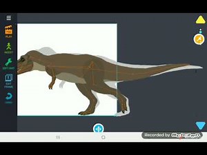 how to make theropod dinosaur walking animation (Dc2) tutorial