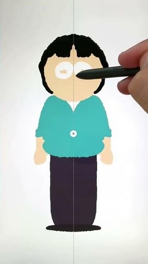 Randy Marsh 🎨😆 #southpark #randy #art #drawing #shorts