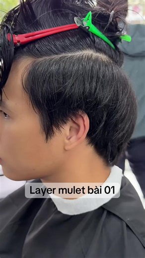 Layer mulet bài 01: bài học nâng cao cho ae thợ mới full kéo#thiênânbarber #gathocaohuynhthuckhang #barber #cattocdep #layer