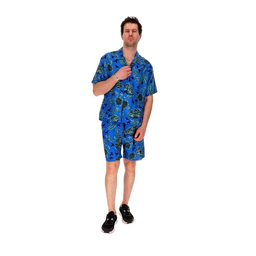 Givenchy Hawaiian Silk Shirt & Shorts Two-Piece Set