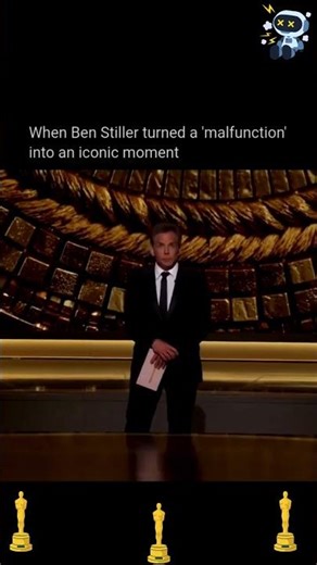 Academy Awards 2001, Ben Stiller turned a deliberate stage malfunction into an iconic live-TV moment