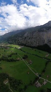 These two people were on top of a hill, about to attempt wingsuit base jumping. After the countdown, both people jumped and flew in the air for a few moments before opening their parachutes and gliding down slowly enjoying the satisfying view around. | Jukin Copyright Management | Facebook