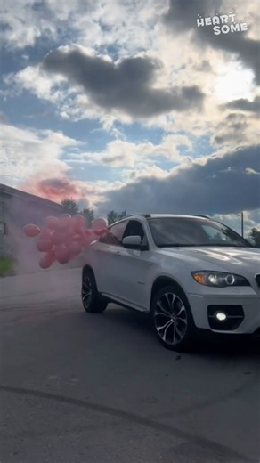 Parents to be host an epic car themed gender reveal
